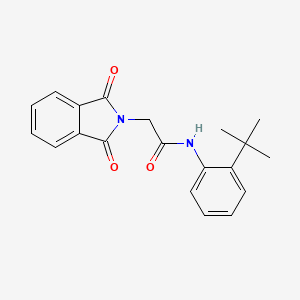 molecular formula C20H20N2O3 B5757589 N-(2-tert-butylphenyl)-2-(1,3-dioxo-1,3-dihydro-2H-isoindol-2-yl)acetamide 