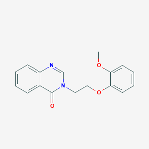 3-[2-(2-methoxyphenoxy)ethyl]-4(3H)-quinazolinone