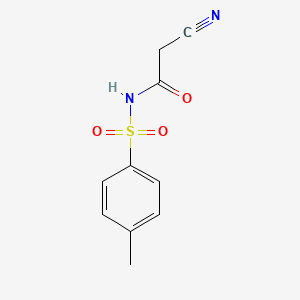 2-cyano-N-[(4-methylphenyl)sulfonyl]acetamide