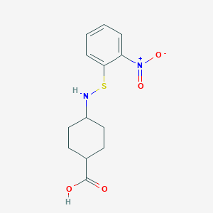 4-{[(2-nitrophenyl)thio]amino}cyclohexanecarboxylic acid