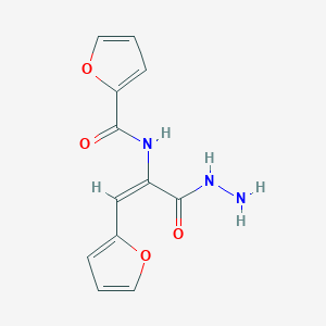 N-[2-(2-furyl)-1-(hydrazinocarbonyl)vinyl]-2-furamide