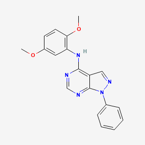 N-(2,5-dimethoxyphenyl)-1-phenyl-1H-pyrazolo[3,4-d]pyrimidin-4-amine