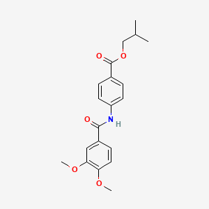 isobutyl 4-[(3,4-dimethoxybenzoyl)amino]benzoate