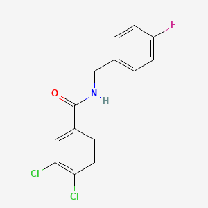 3,4-dichloro-N-(4-fluorobenzyl)benzamide