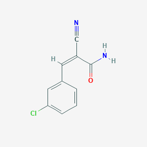3-(3-chlorophenyl)-2-cyanoacrylamide