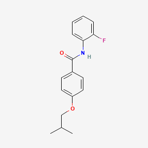 N-(2-fluorophenyl)-4-isobutoxybenzamide