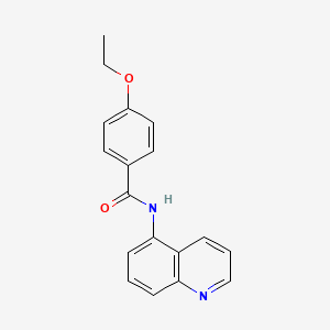 molecular formula C18H16N2O2 B5757852 4-ethoxy-N-5-quinolinylbenzamide 