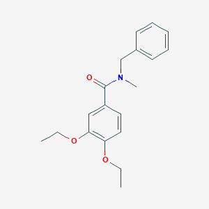 molecular formula C19H23NO3 B5757879 N-benzyl-3,4-diethoxy-N-methylbenzamide 