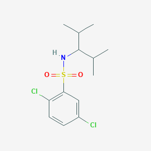 molecular formula C13H19Cl2NO2S B5758044 2,5-dichloro-N-(1-isopropyl-2-methylpropyl)benzenesulfonamide 