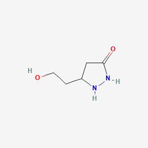 5-(2-Hydroxyethyl)pyrazolidin-3-one