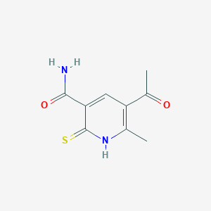 5-acetyl-2-mercapto-6-methylnicotinamide