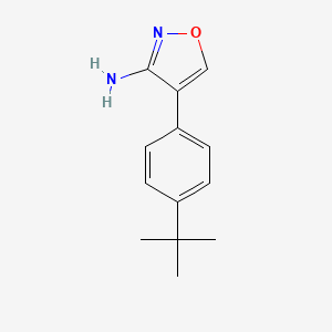molecular formula C13H16N2O B5758063 4-(4-tert-butylphenyl)-3-isoxazolamine 