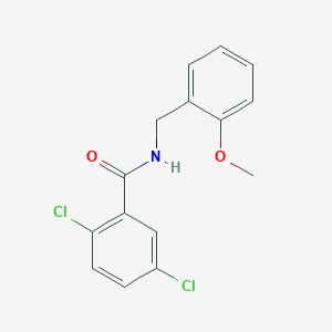 molecular formula C15H13Cl2NO2 B5758117 2,5-dichloro-N-(2-methoxybenzyl)benzamide 
