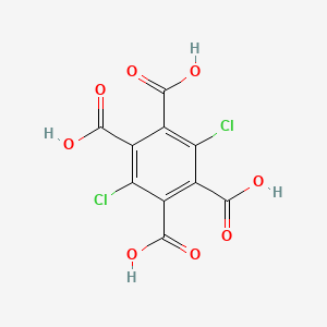 molecular formula C10H4Cl2O8 B5758138 3,6-dichloro-1,2,4,5-benzenetetracarboxylic acid 