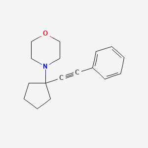 molecular formula C17H21NO B5758146 4-[1-(phenylethynyl)cyclopentyl]morpholine CAS No. 164264-98-6