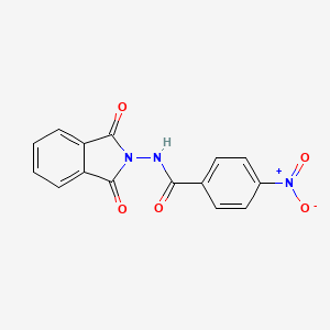 molecular formula C15H9N3O5 B5758212 N-(1,3-dioxo-1,3-dihydro-2H-isoindol-2-yl)-4-nitrobenzamide CAS No. 305856-19-3