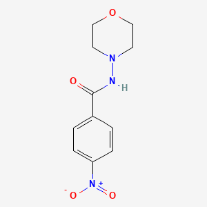 molecular formula C11H13N3O4 B5758315 N-4-morpholinyl-4-nitrobenzamide CAS No. 416888-41-0