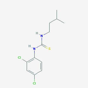 molecular formula C12H16Cl2N2S B5758346 N-(2,4-dichlorophenyl)-N'-(3-methylbutyl)thiourea 