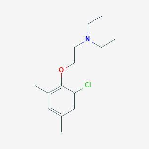 molecular formula C14H22ClNO B5758404 2-(2-chloro-4,6-dimethylphenoxy)-N,N-diethylethanamine 