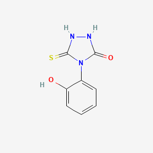 molecular formula C8H7N3O2S B5758410 4-(2-hydroxyphenyl)-5-mercapto-4H-1,2,4-triazol-3-ol 