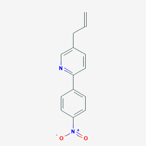 molecular formula C14H12N2O2 B5758519 5-allyl-2-(4-nitrophenyl)pyridine 