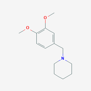molecular formula C14H21NO2 B5758564 1-(3,4-dimethoxybenzyl)piperidine 