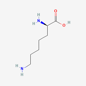 molecular formula C7H16N2O2 B575861 (R)-2,7-Diaminoheptanoic acid CAS No. 194866-14-3