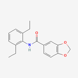 N-(2,6-diethylphenyl)-1,3-benzodioxole-5-carboxamide