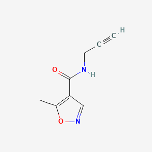molecular formula C8H8N2O2 B575878 5-Methyl-N-(prop-2-yn-1-yl)isoxazole-4-carboxamide CAS No. 167538-18-3