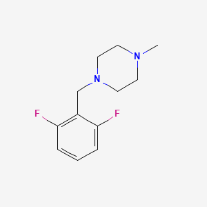 molecular formula C12H16F2N2 B5758800 1-(2,6-difluorobenzyl)-4-methylpiperazine 