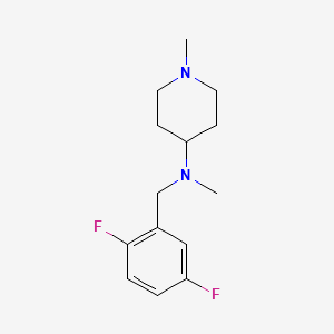 molecular formula C14H20F2N2 B5758832 N-(2,5-difluorobenzyl)-N,1-dimethyl-4-piperidinamine 