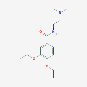 molecular formula C15H24N2O3 B5758858 N-[2-(dimethylamino)ethyl]-3,4-diethoxybenzamide 