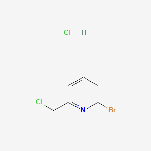molecular formula C6H6BrCl2N B575888 2-Bromo-6-(chloromethyl)pyridine hydrochloride CAS No. 188637-69-6