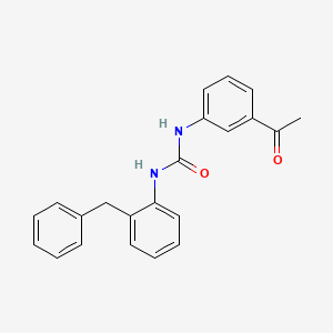 molecular formula C22H20N2O2 B5758922 N-(3-acetylphenyl)-N'-(2-benzylphenyl)urea 