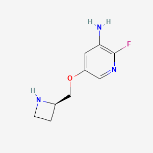 (R)-5-(Azetidin-2-ylmethoxy)-2-fluoropyridin-3-amine