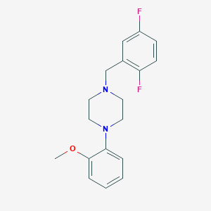 1-(2,5-difluorobenzyl)-4-(2-methoxyphenyl)piperazine