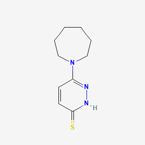 molecular formula C10H15N3S B5759015 6-(1-azepanyl)-3(2H)-pyridazinethione 