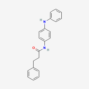 N-(4-anilinophenyl)-3-phenylpropanamide
