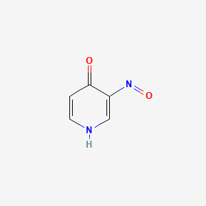 molecular formula C5H4N2O2 B575918 3-Nitrosopyridin-4(1H)-one CAS No. 177725-65-4