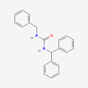 molecular formula C21H20N2O B5759397 N-苄基-N'-(二苯甲基)脲 