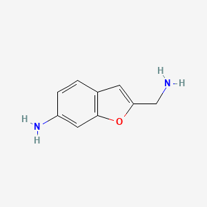 2-(Aminomethyl)benzofuran-6-amine