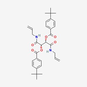 [(2S,3S)-3-(4-tert-butylbenzoyl)oxy-1,4-dioxo-1,4-bis(prop-2-enylamino)butan-2-yl] 4-tert-butylbenzoate