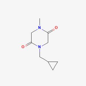 1-(Cyclopropylmethyl)-4-methylpiperazine-2,5-dione