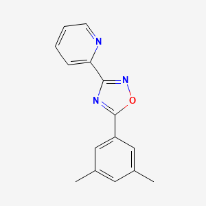 2-[5-(3,5-dimethylphenyl)-1,2,4-oxadiazol-3-yl]pyridine
