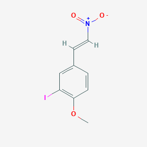 molecular formula C9H8INO3 B5759601 2-iodo-1-methoxy-4-(2-nitrovinyl)benzene 