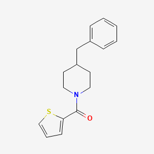 molecular formula C17H19NOS B5759633 4-benzyl-1-(2-thienylcarbonyl)piperidine 