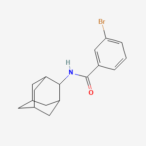 molecular formula C17H20BrNO B5759658 N-2-adamantyl-3-bromobenzamide 