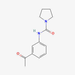 N-(3-acetylphenyl)-1-pyrrolidinecarboxamide