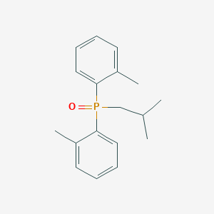 molecular formula C18H23OP B5759791 isobutyl[bis(2-methylphenyl)]phosphine oxide 