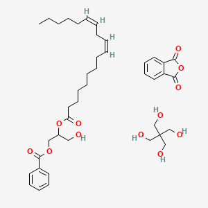 1,3-Isobenzofurandione, polymer with 2,2-bis(hydroxymethyl)-1,3-propanediol and 1,2,3-propanetriol, benzoate (9Z,12Z)-9,12-octadecadienoate